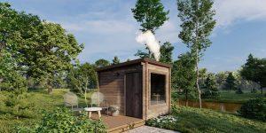 Eire log cabins sauna